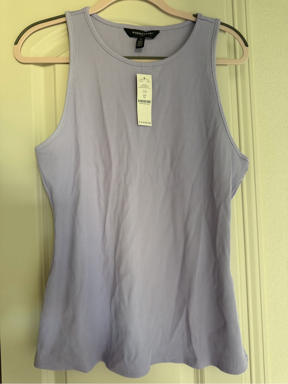White House Black Market Lavender Ribbed Tank Top - Women's